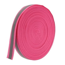 Uxcell Reflective Tape Strip, 20mm x 50yards Reflective Tape for Clothing Raincoats, Rose Red