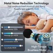 Arboleaf Mini Massage Gun Deep Tissue, Portable Percussion Muscle Massager, with a Quiet Brushless Motor for Deep Muscle Relief at Home, the Gym, or While Traveling