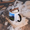 thumbnail image 5 of 3dRose, Glarus Alps, Switzerland, 15oz Two-Tone Black Mug, 5 of 7