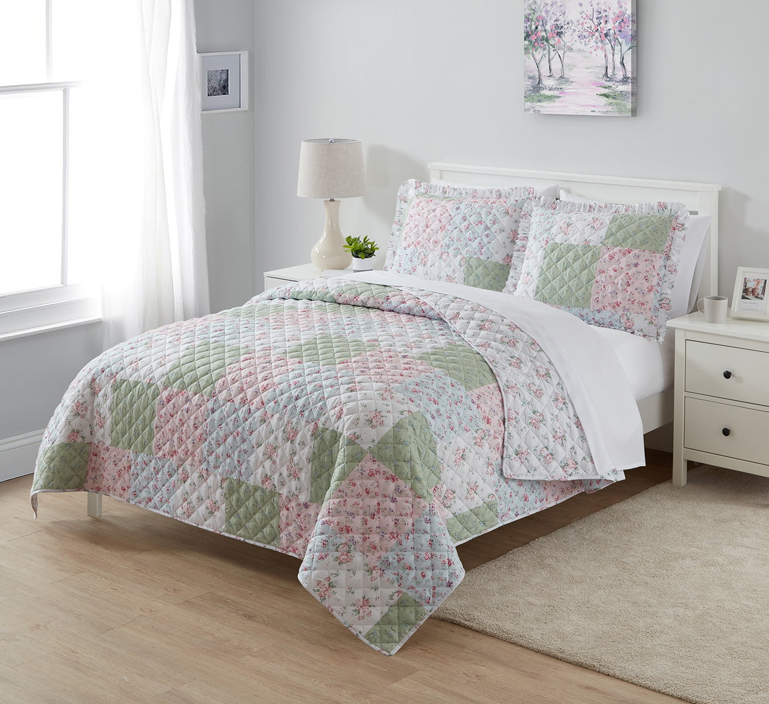 Simply Shabby Chic Reversible Ditsy Floral 2 Piece Quilt Set Full   D7089533 346b 4dd5 A8ed 031925dd0d5b.0f2fd703057742d67ca80c58e004c0ba 