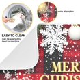 thumbnail image 2 of joogoo Snowflake Checkered Christmas Dish Drying Mat Kitchen Counter Absorbent Drying Pad 16x18 in Drainer Rack, 2 of 8