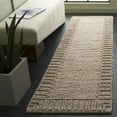 thumbnail image 2 of SAFAVIEH Natura Robena Bordered Runner Rug, Taupe, 2'3" x 8', 2 of 9
