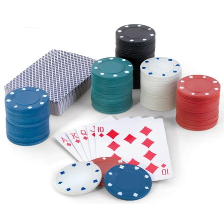 Classic Poker Cards and Chip Set with 80 Chips and Playing (Best Poker Chips 2019)