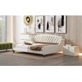 thumbnail image 4 of HMYG Modern Luxury Tufted Button Daybed,Full,Beige, 4 of 12