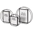 thumbnail image 6 of Modern Circle Shape Black Metal Decor Photo Frame for Tabletop Display, 6 of 6