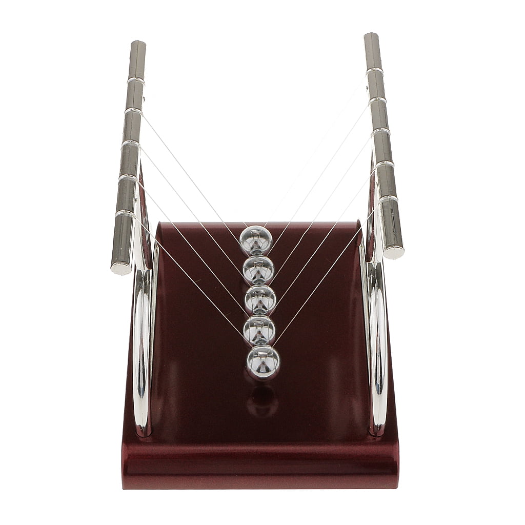 Classic Executive Balls Game Desk Office Fun Newtons Cradle Toy Square-S 