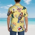 thumbnail image 6 of Fotbe Beautiful Bright Birds And Flowers Hawaiian Shirt For Men Unisex Summer Beach Casual Short Sleeve Cotton Linen Button Down Shirts-3x-Large, 6 of 9