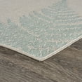 thumbnail image 5 of LR Home Samara 7'10" x 9'10", Gray/Aqua Blue Palms Fade, Stain, and Moisture Resistant Indoor/Outdoor Area Rug, 5 of 8