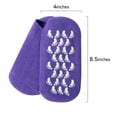 thumbnail image 3 of Moisturizing Gel Socks Foot Care Gel Moisturizing Silicone Socks Non Slip Heel Socks Chapped Foot Care Socks Women Men Soft Feet Rough Skin Remover Socks (A, One Size), 3 of 5