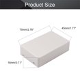 thumbnail image 2 of HUGFEGWE 5Pcs Junction Box ABS Plastic Dustproof Universal Electrical Project Enclosure 2.76" x 1.77" x 0.71" U2536-18906, 2 of 7