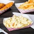 thumbnail image 6 of Concession Essentials 2lb Disposable Red and White Plaid Food Trays, Large, Pack of 100ct, 6 of 6