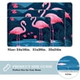 thumbnail image 2 of Flamingo Indoor Carpet Kitchen Rug Office Mat - Polyester Non-Slip Machine Washable, 2 of 6
