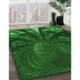 thumbnail image 2 of Ahgly Company Indoor Rectangle Patterned Deep Emerald Green Area Rugs, 8' x 12', 2 of 6