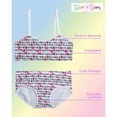 thumbnail image 2 of Sweet & Sassy Girls Bra Set Seamless Unpadded Training Bralette and Underwear 8 Piece, 2 of 7