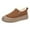 1-Khaki, variant on Mens Fuzzy Snow Boots Slip on Platform Winter Loafers Waterproof Round Toe Outdoor Sneakers Warm Ankle Booties