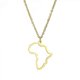 thumbnail image 1 of Africa Map Pendant Necklace Fashion Personalized African Motherland Continent Outline Necklace Chain, 1 of 5