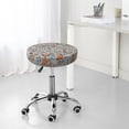 thumbnail image 7 of Goofa Funny Chicken Printed Stool Covers Round, Waterproof Round Bar Stool Covers Anti-Slip Round Bar Stool Seat Cover with Elastic Bands Durable -, 7 of 7