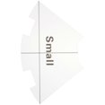 thumbnail image 3 of Durable Plastic Triangle Quilting Ruler for Measurement Cutting and Decoration Multi Color, 3 of 4