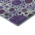 thumbnail image 3 of Addison Rugs Mayfield Premium Machine Washable Transitional Geometric Purple Rectangle Rug, 5' x 7'6", 3 of 7