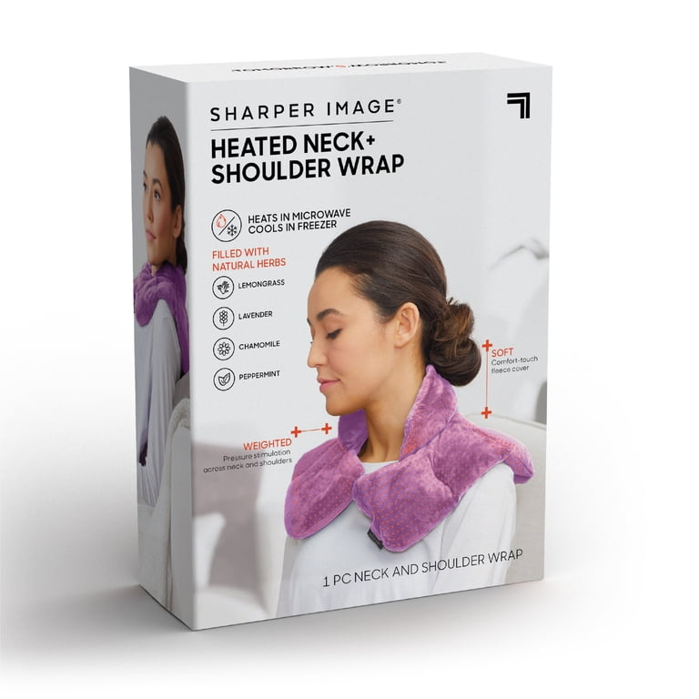 Sharper Image Herbal Aromatherapy Neck & Shoulder Wrap, Lavender photo 8