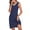 Navy, variant on ANLIQI Bamboo Nightgown for Women Sleeveless SleepShirt V Neck Nightshirt Comfy SleepShirt Casual Pajama Dress(Black&Grey,L)