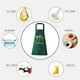 thumbnail image 4 of de cocina babero a prueba de aceite para cocinar asar papá regalos verde Baoblaze Delantal de cocina, 4 of 7