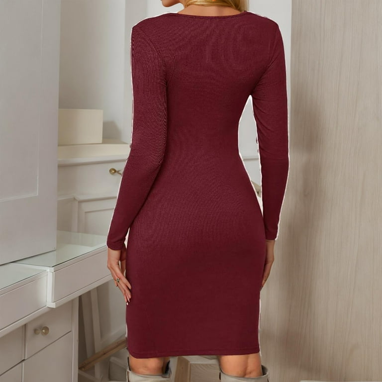 fitted lace wedding dress Maternity Ruched Bodycon Mini Dress main image 0