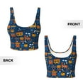 thumbnail image 4 of Yiaed Funny Steam Train Print Ladies Waistcoat Women Sports Vest Vest Sports Women Sports Top Yoga Vest for women-Large, 4 of 8