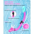 thumbnail image 4 of Set de Snorkel FosDero para Niños Máscara y Aletas para Niños de 6 a 14 Años Morado, 4 of 6