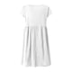 thumbnail image 5 of Vestido de algodón y lino con corte en A para mujer 2025 - Cuello redondo, tallas grandes, corte holgado, ropa informal de oficina para verano, 5 of 6