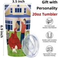 thumbnail image 3 of Gifts for Wife Ideas Tumbler, Gifts for Her from Husband, 20oz Travel Tumbler Romantic Gifts, Happiness Life Gifts for Her, Couple Wedding Anniversary Valentines Day Birthday Christmas Gifts, 3 of 6