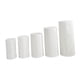 thumbnail image 1 of 5x cubiertas de pedestal de postre cilíndricas, cubiertas de soporte de pedestal cilíndrico para mantel Blanco, 1 of 9