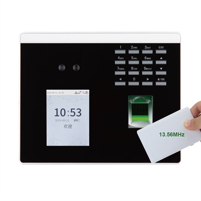 WIFI USB TCP/IP Dynamic Mask Face Facial Fingerprint Recognition Time Attendance Time Clock Door Access Control System ,Easy to Use