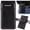 Black, variant on Caseswill Vintage Leather Vertical Magnetic Closure Cell Phone Holster Belt Clip Pouch for Google Pixel 11 & Pixel 11 Pro