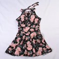 thumbnail image 4 of Style Européen et Américain Femme Dame Pièce Maillot de Bain Robe Imprimée Tenue de Bain Été Plage, 4 of 8