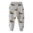 thumbnail image 5 of GBSYEWXS Pants For Toddler Boys Car Print Joggers Fashion Sports Drawstring Waist Grey Trousers Size 2-3 Years, 5 of 5