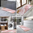 thumbnail image 2 of Pink Marble Gold Line Pattern Kitchen Rug Mat,Kitchen Runner Rugs Non Skid Washable,Decorative Kitchen Floor Mats for Kitchen,Sink,Laundry,17"X47", 2 of 5