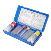 Pool Water Test Kit for pH, 2-in-1 Spa Test Indicator with Reagent Solutions, Portable Swimming Pool Water Quality Tester with Color Chart, Easy to Use