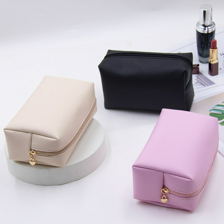 4 Pcs Mesh Makeup Bag Mesh Cosmetic Bag Travel Toiletry Bag Pouch with  Zipper Mini Portable Makeup Cosmetic Travel Toiletry Purse Bag for Daily