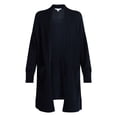 thumbnail image 6 of Time and Tru Women's Long Open Front Cardigan Sweater with Long Sleeves, Sizes XS-XXXL, 6 of 6