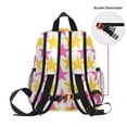 thumbnail image 5 of FORMRS School Backpack with Front Zippered Pocket 12" Student Travel Daypack, Yellow Pink Stars, 5 of 6
