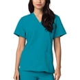 thumbnail image 3 of Adar Universal Unisex V-Neck Tunic 3 Pocket Scrub Top (Available in 39 Colors), 3 of 7