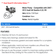 thumbnail image 2 of Water Pump - Compatible with 2007 - 2012 Audi A8 Quattro 4.2L V8 2008 2009 2010 2011, 2 of 2