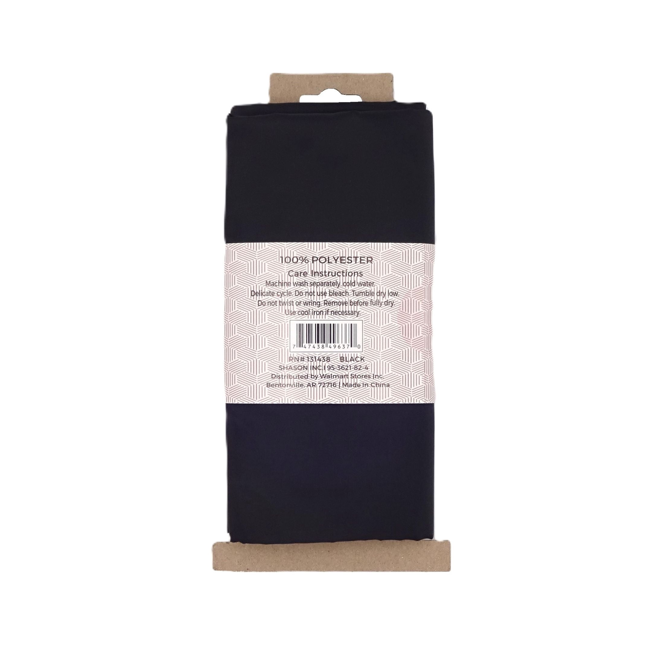 Shason Textile 58/60” Wide Lining 2 Yards Precut Fabric, Black