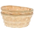 thumbnail image 4 of OUNONA Bamboo Storage Basket for Household Use Lightweight and Egg Holder Beige 2Pcs, 4 of 8