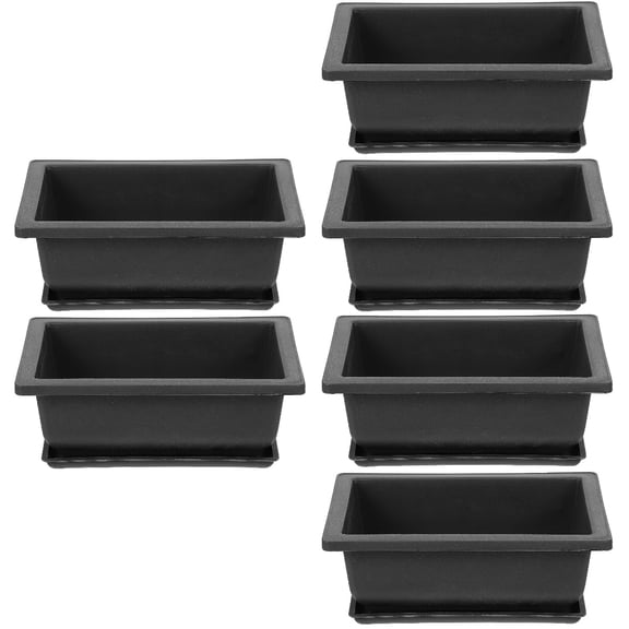 Set of 3 Planter Pots for Flowers and Office Use 16x12CM