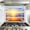 Color 4, variant on Kitchen Backsplash Peel and Stick Wall Murals Window View Tropical Island Beach Paradise Vacation Wilderness Removable Mural 35.4"W x 23.6"H, Oil Proof Vinyl Wallpaper for Fireplace & Behind Stove