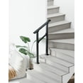 thumbnail image 1 of Outdoor Handrail Kit - Black 2-Step Aluminum for Porch Deck, 1 of 6