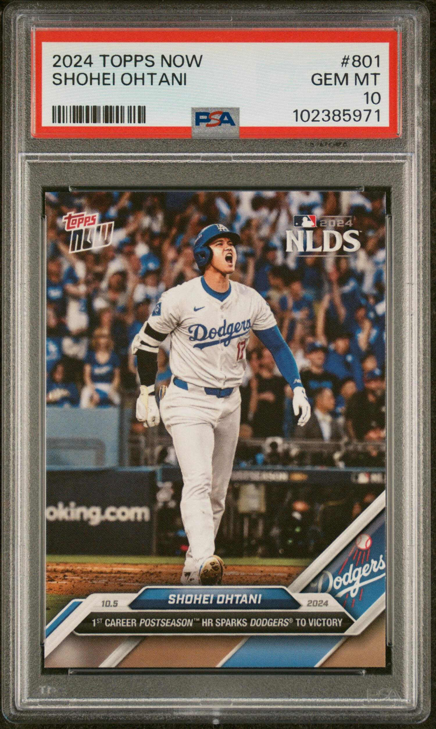 大谷翔平 psa鑑定カード 2021 Topps Now Card