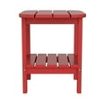 thumbnail image 6 of Flash Furniture HDPE 2-Tier Adirondack Side Table - All-Weather - Indoor/Outdoor Red, 6 of 9